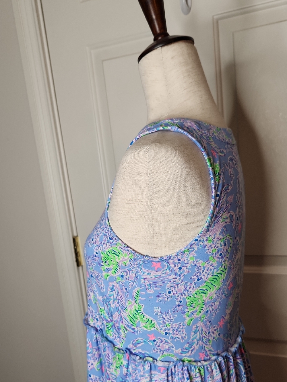 Lilly Pulitzer Lorina Swing Dress Blue Peri The Turtle Package  Size XXS - Picture 6 of 13